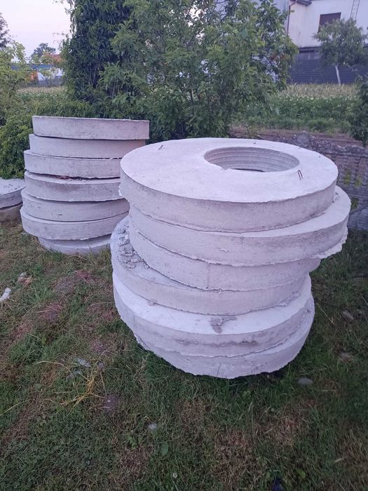 Kręgi i pokrywy betonowe 120x60. Kopanie czyszczenie studni