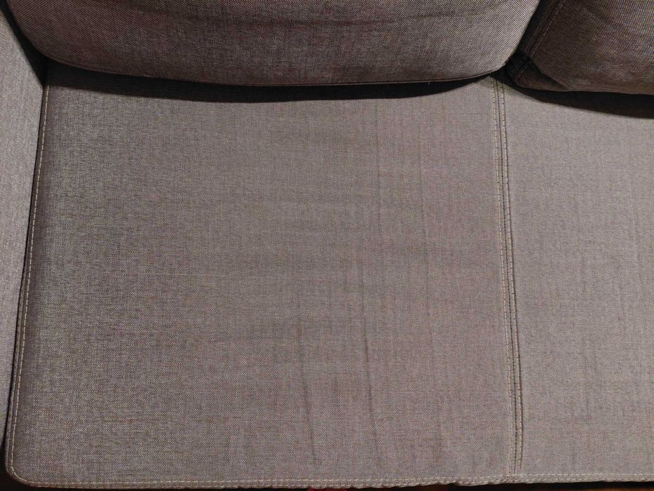 Sofa kanapa szara melanż narożnik z funkcją spania rozkładany