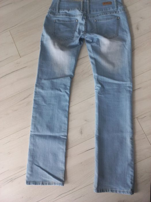 Jeans spodnie proste nogawki L/XL