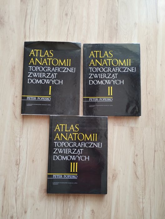 Atlas anatomii Popesko 3 tomy