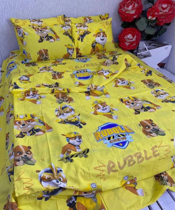 Постіль Щенячий ПАТРУЛЬ для дівчаток та хлопчиків