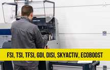 Чистка і діагностика бензинових форсунок FSI/TFSI/GDI/DISI Київ