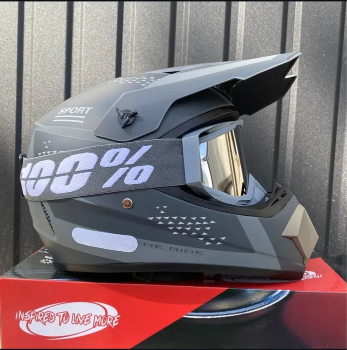 Шолом + окуляри 100%