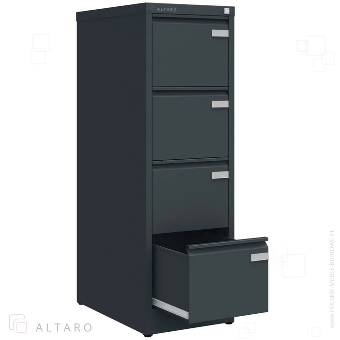 Szafa KARTOTEKOWA metalowa szufladowa na akta, dokumenty A4  | teczki