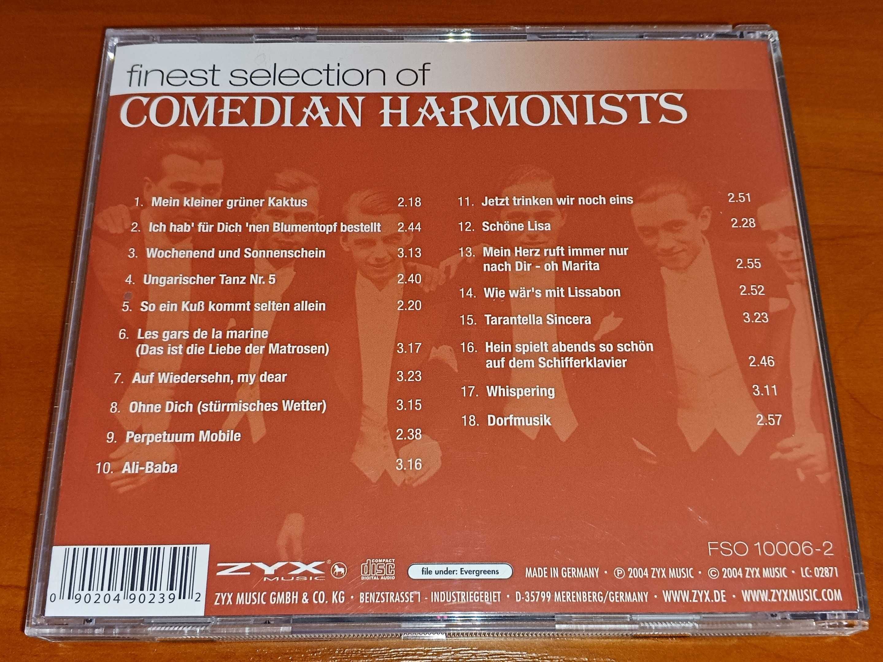 CD Comedian Harmonists - Finest Selection Of Comedian Harmonists