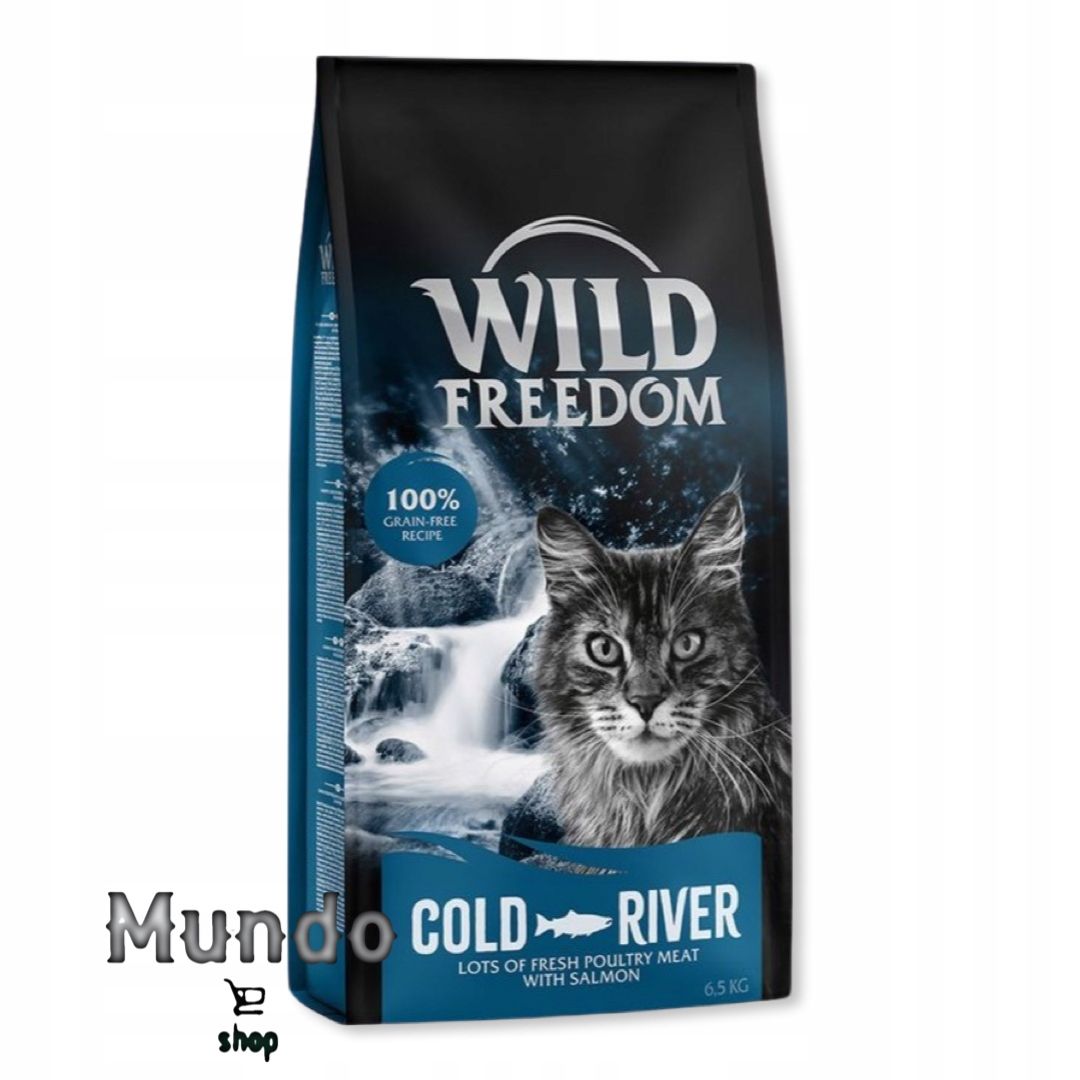 Sucha karma Wild Freedom smak Łosoś dla kotów Wybredny 6,5 kg.