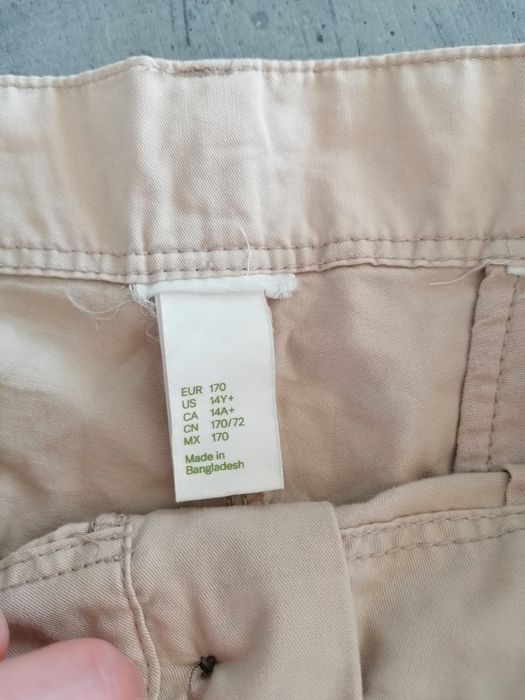 Krótkie spodenki szorty H&M rozm. XS na 170 cm