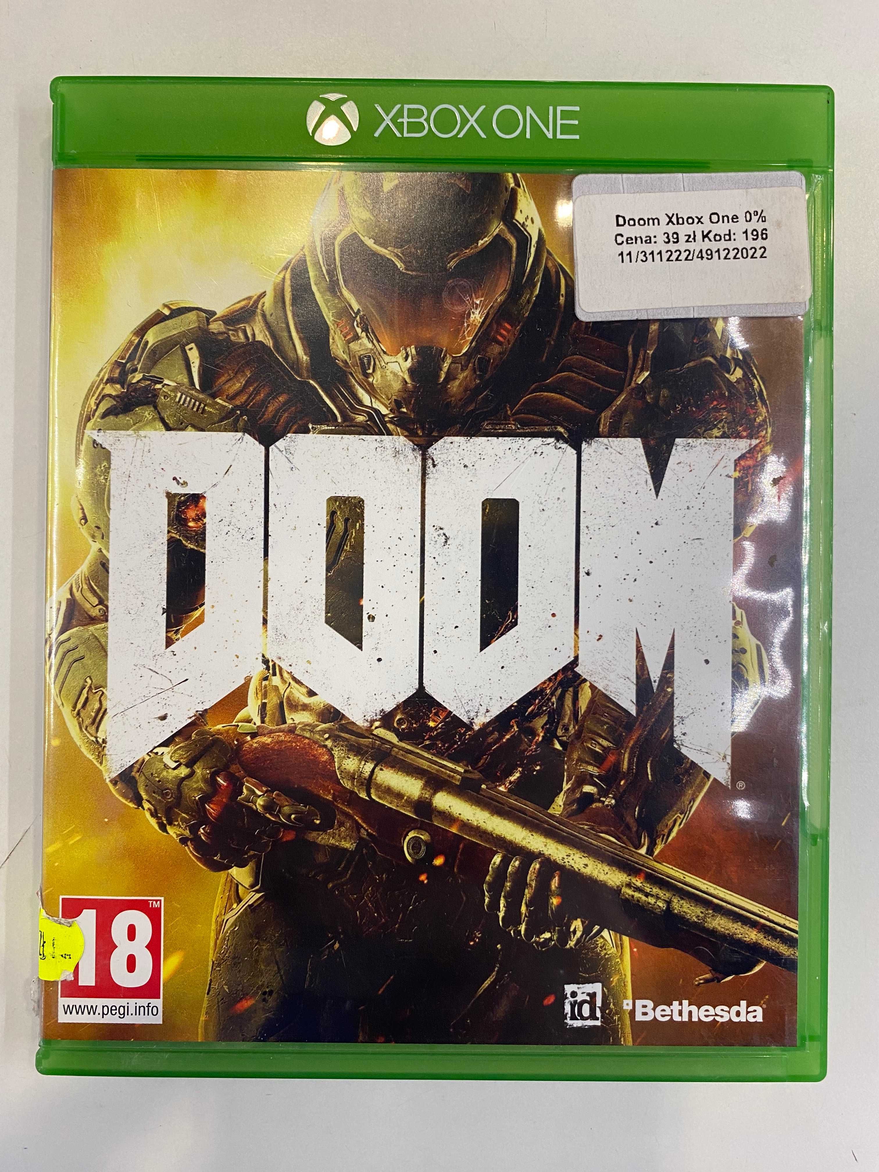Doom Xbox One Sklep Ostróda