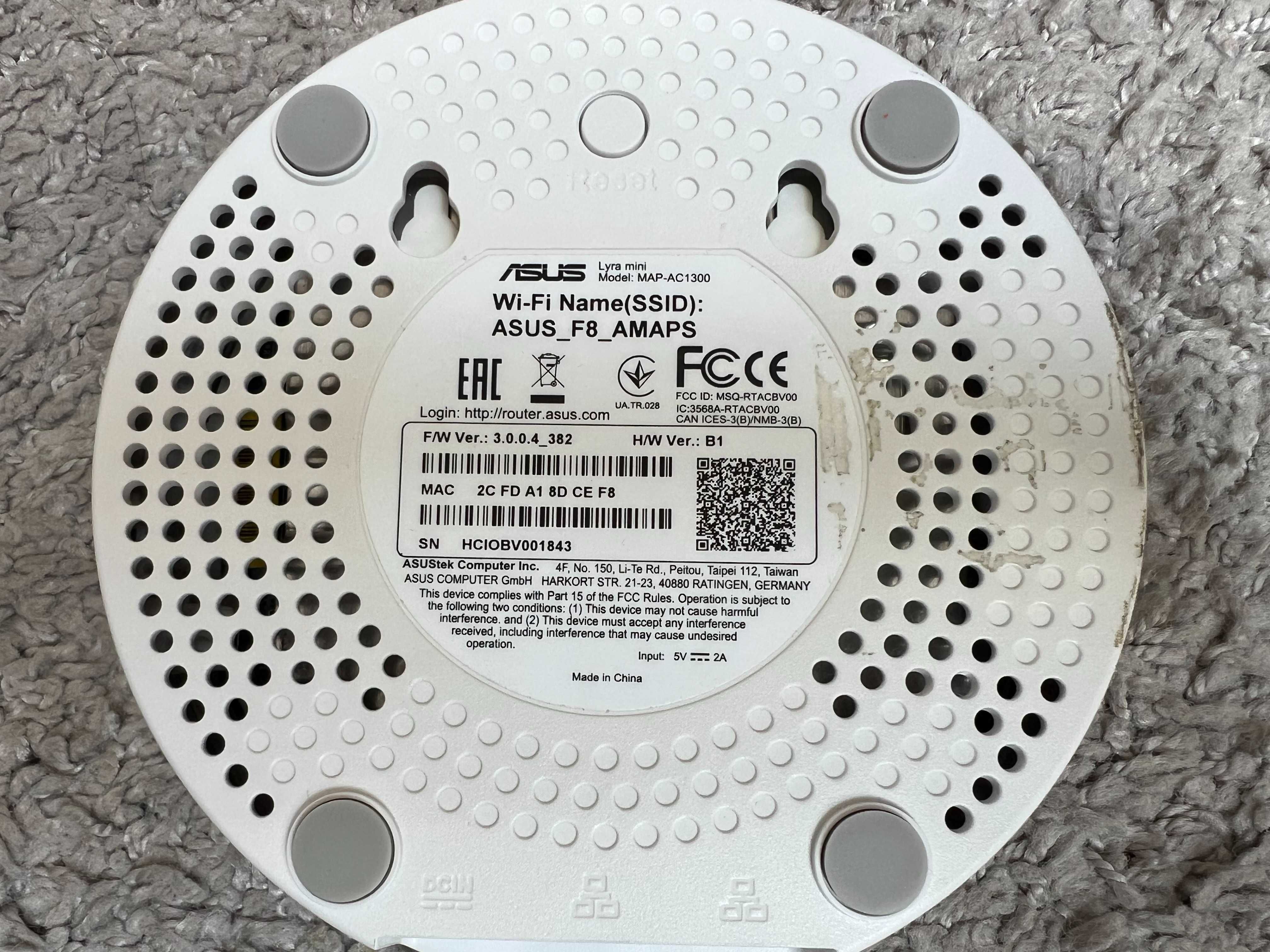 Router ASUS 4G-AC68U + 2x Lyra MAP-AC1300 AiMesh