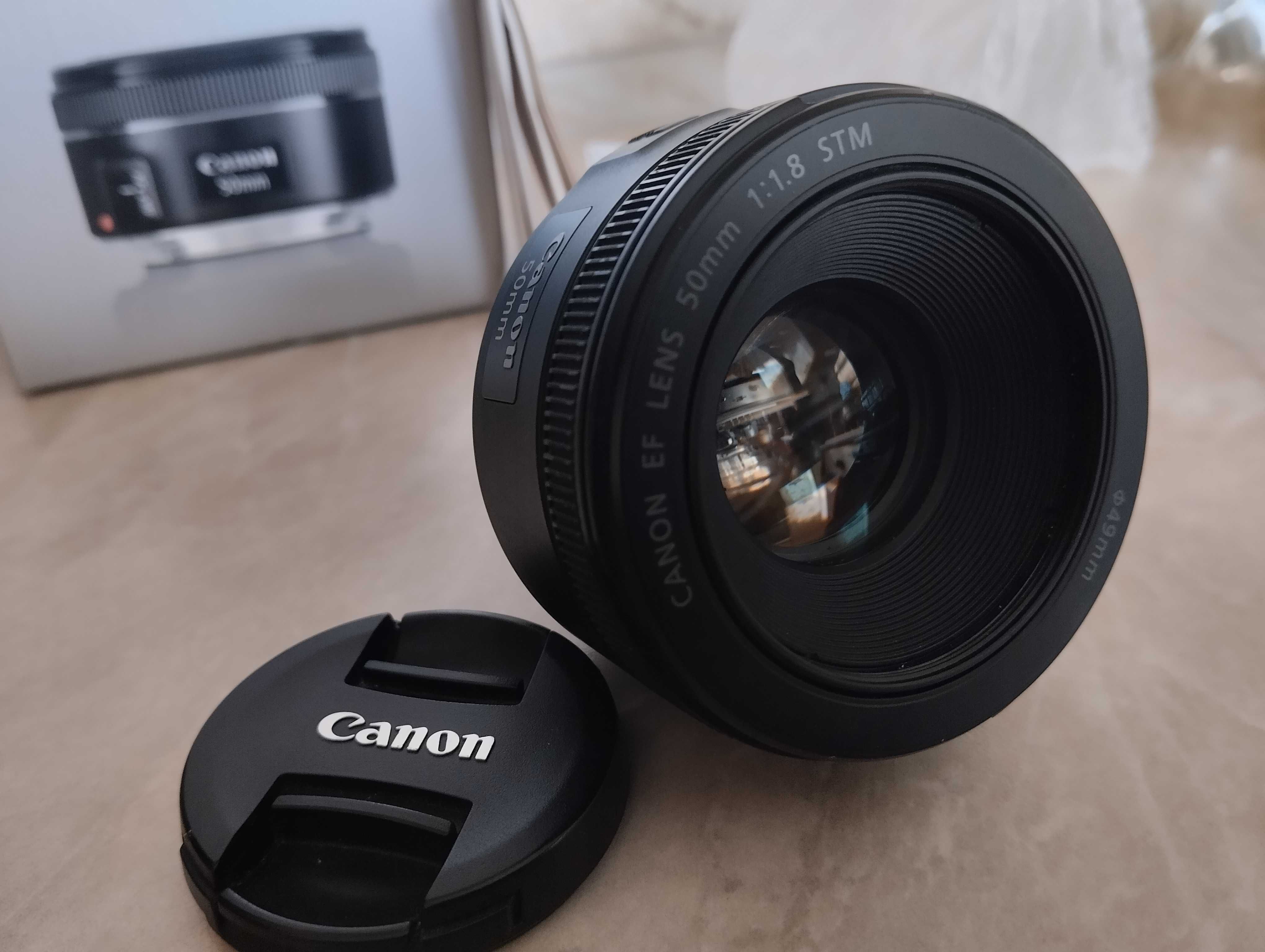 Canon EF 50mm f/1.8 STM. Є коробка. Новий
