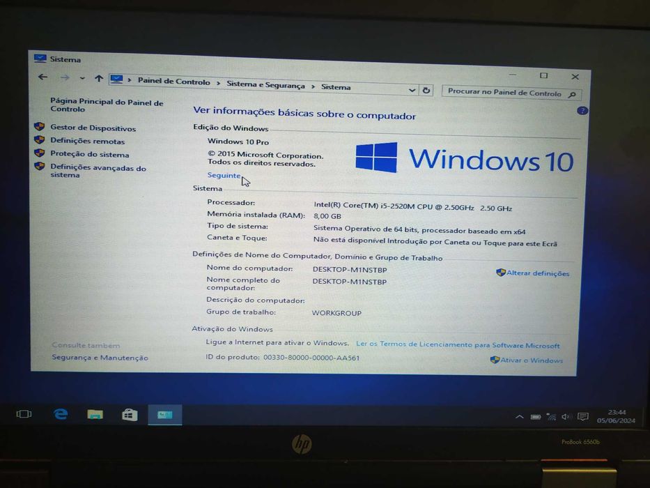 Portátil Hp Probook 6560b