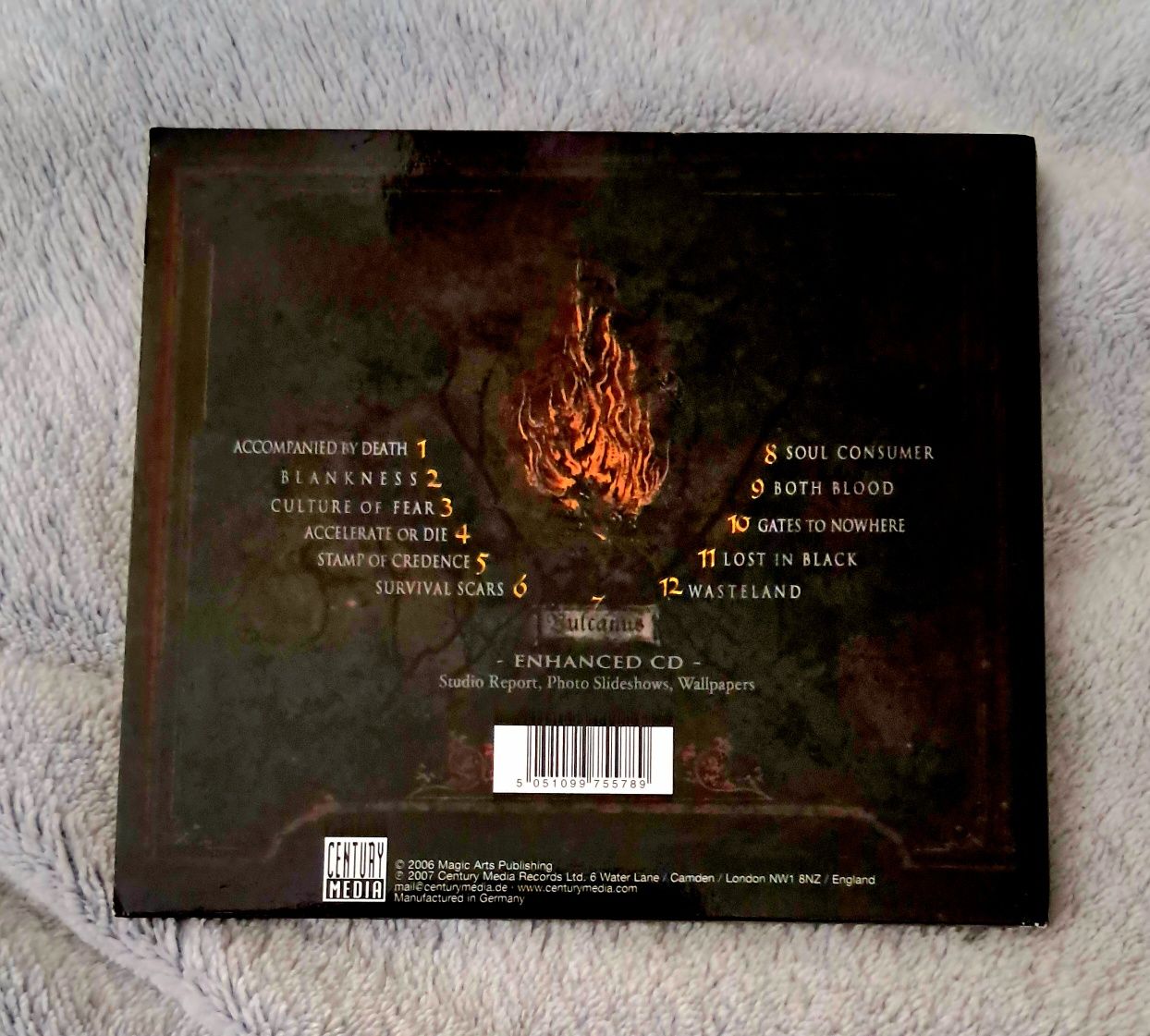 Fear My Thoughts - Vulcanus. CD melodic death metal