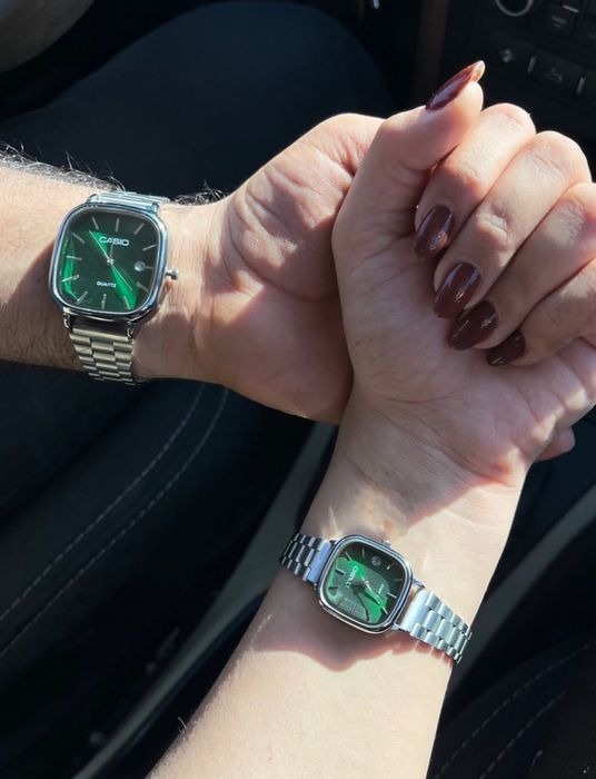 Часы Касио мужские и женские наручные парные часы Casio в коробке