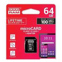 Karta Pamięci Microsd 64Gb Uhs-I Goodram Adapter