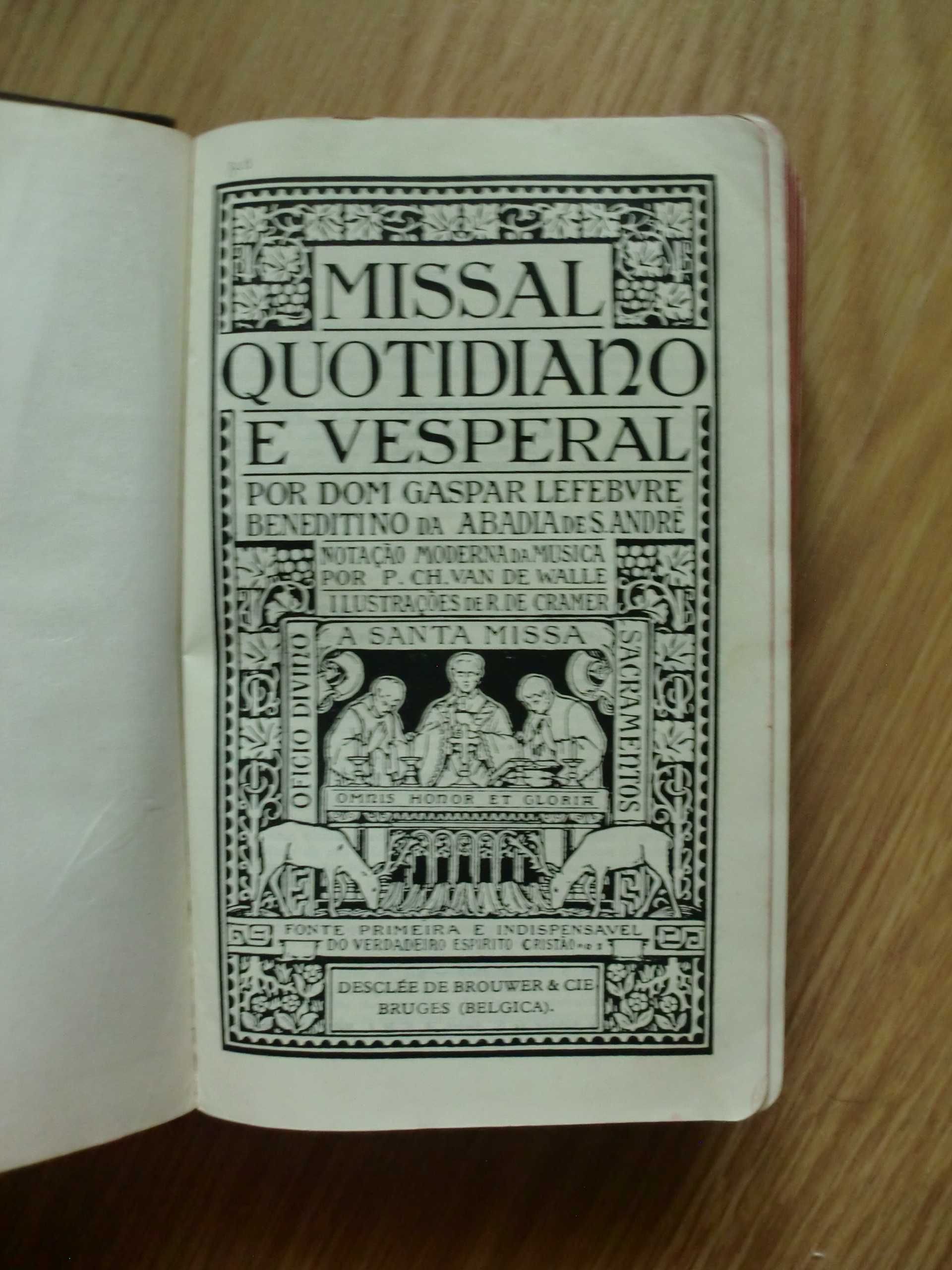 Lefebvre - Missal Quotidiana e Vesperal - 1952 - Latim / Português