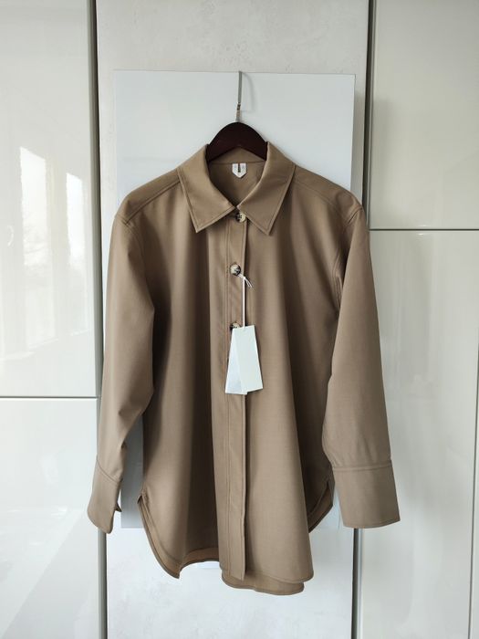 Arket жіноча сорочка оверсайз із шерстяної суміші