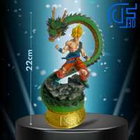 Estatua Dragon Ball Z com pintura Manual 22cm