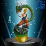 Estatua Dragon Ball Z com pintura Manual 22cm