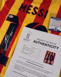 Lionel Messi, autografo beckett Barcelona 13/14