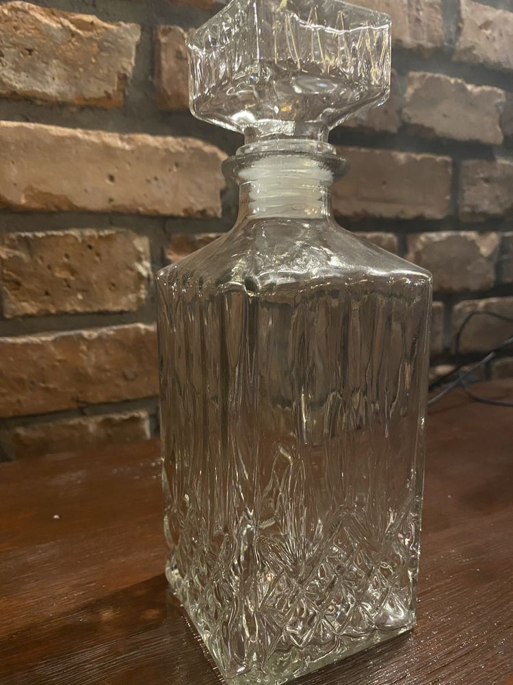 Karafka prezent Home&you szklana korek szczelny okazja whisky whiskey