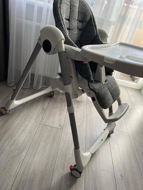 Стільчик Peg Perego Prima Pappa Wonder Grey Follow Me