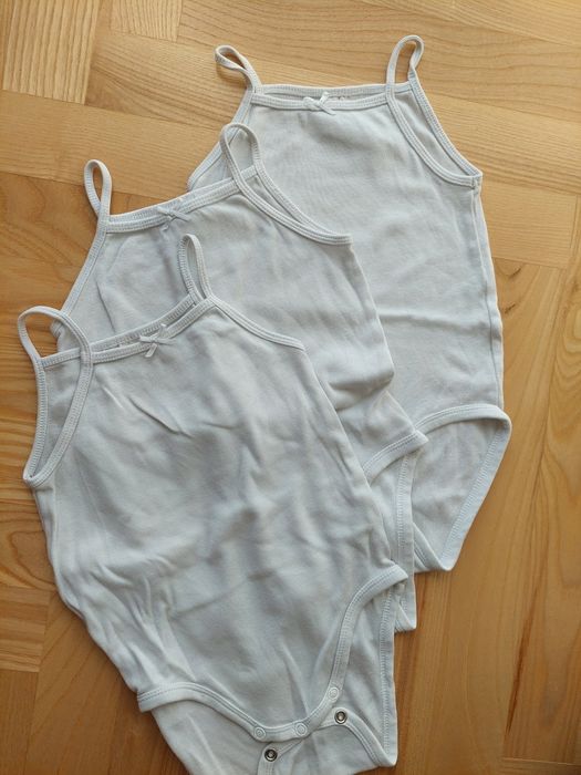 3pak body niemowlęce h&m 86
