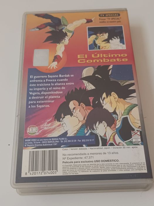 Dragon ball z o último combate