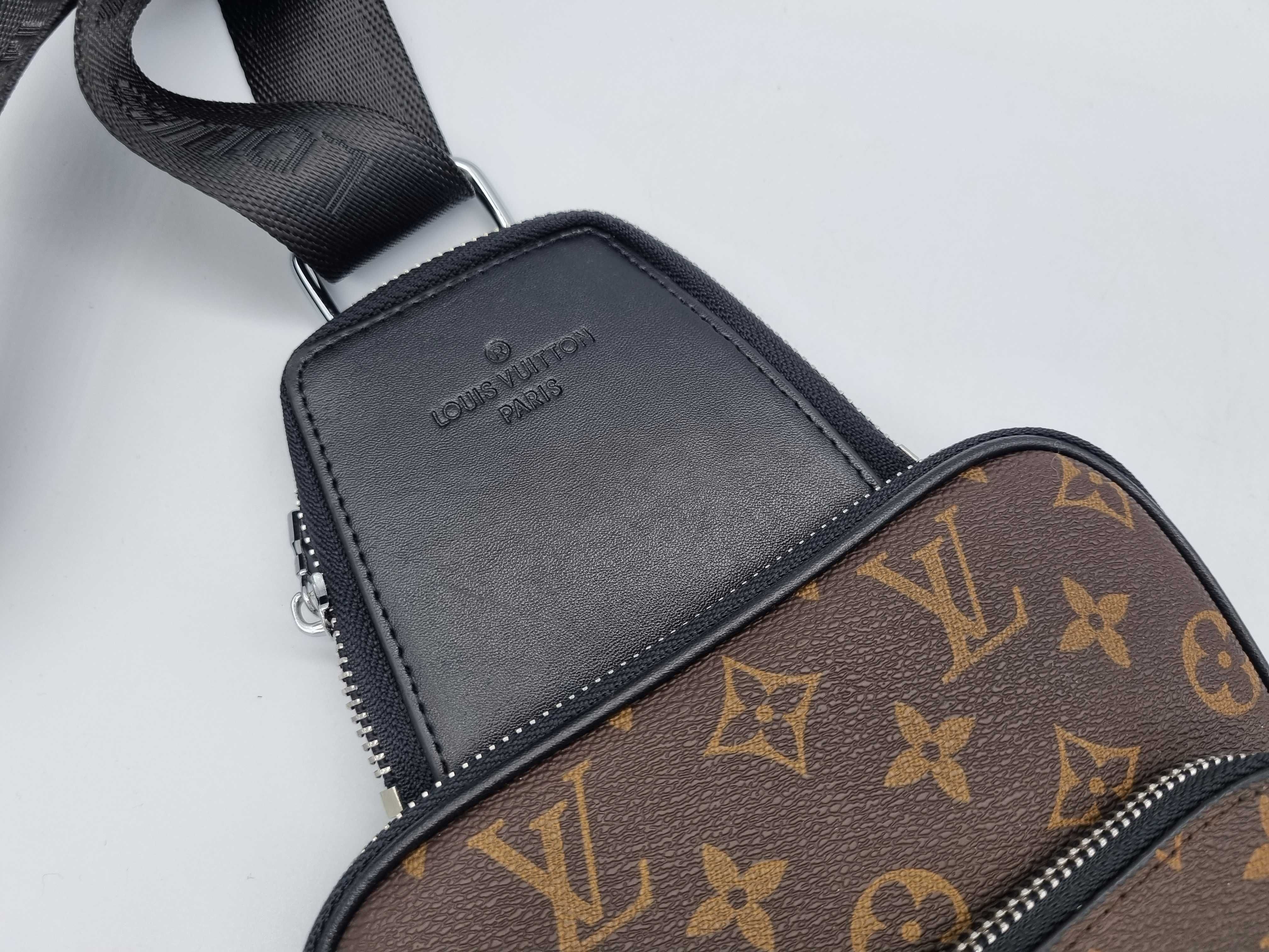 Нагрудна сумка слінг Louis Vuitton. сумка нагрудная LV