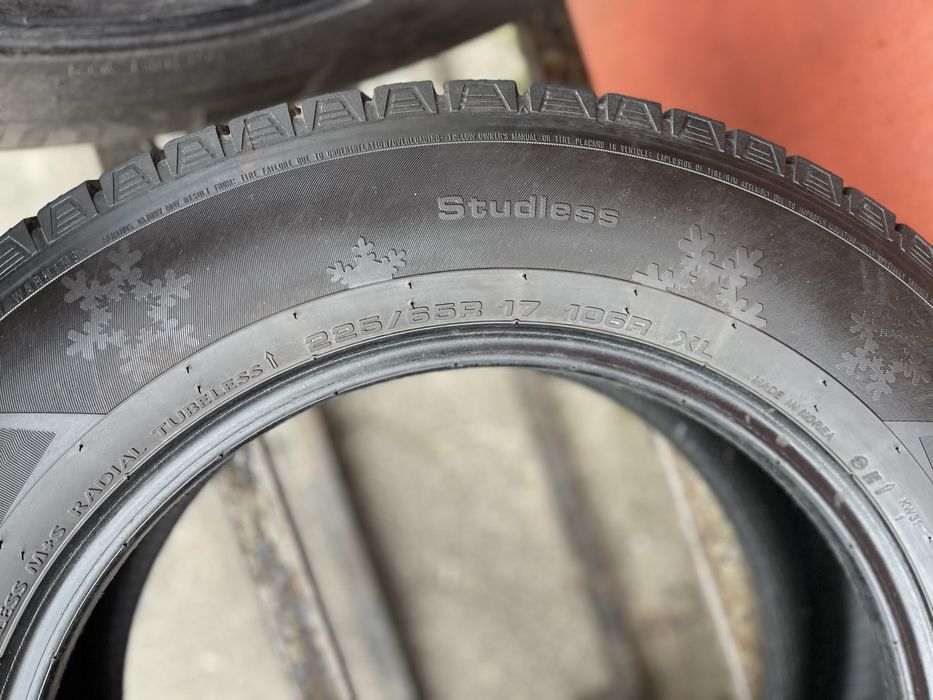 Шини 225/65 r17  залишок 7мм