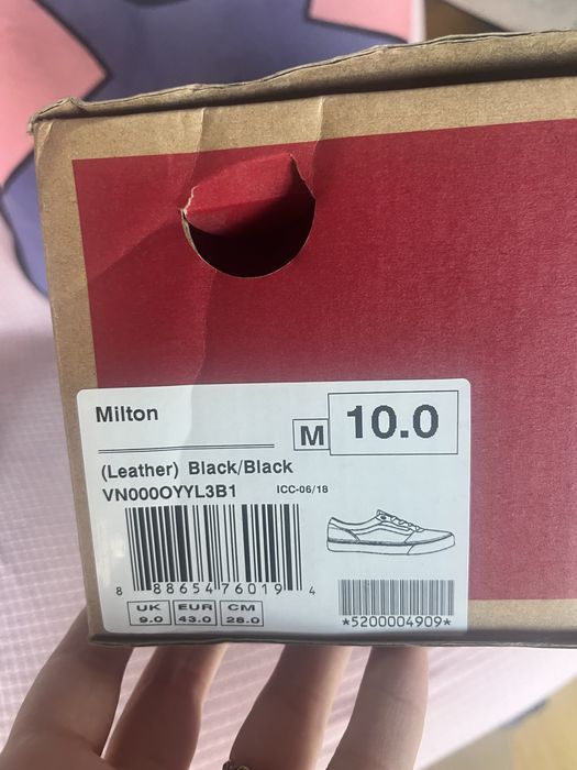 Vans Milton em Pele