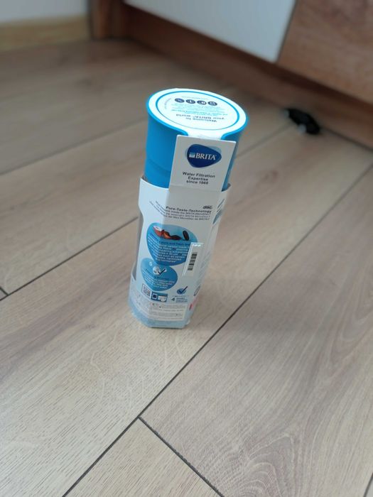 Bidon Butelka filtrująca Brita 0,6 l niebieski NOWY wkład