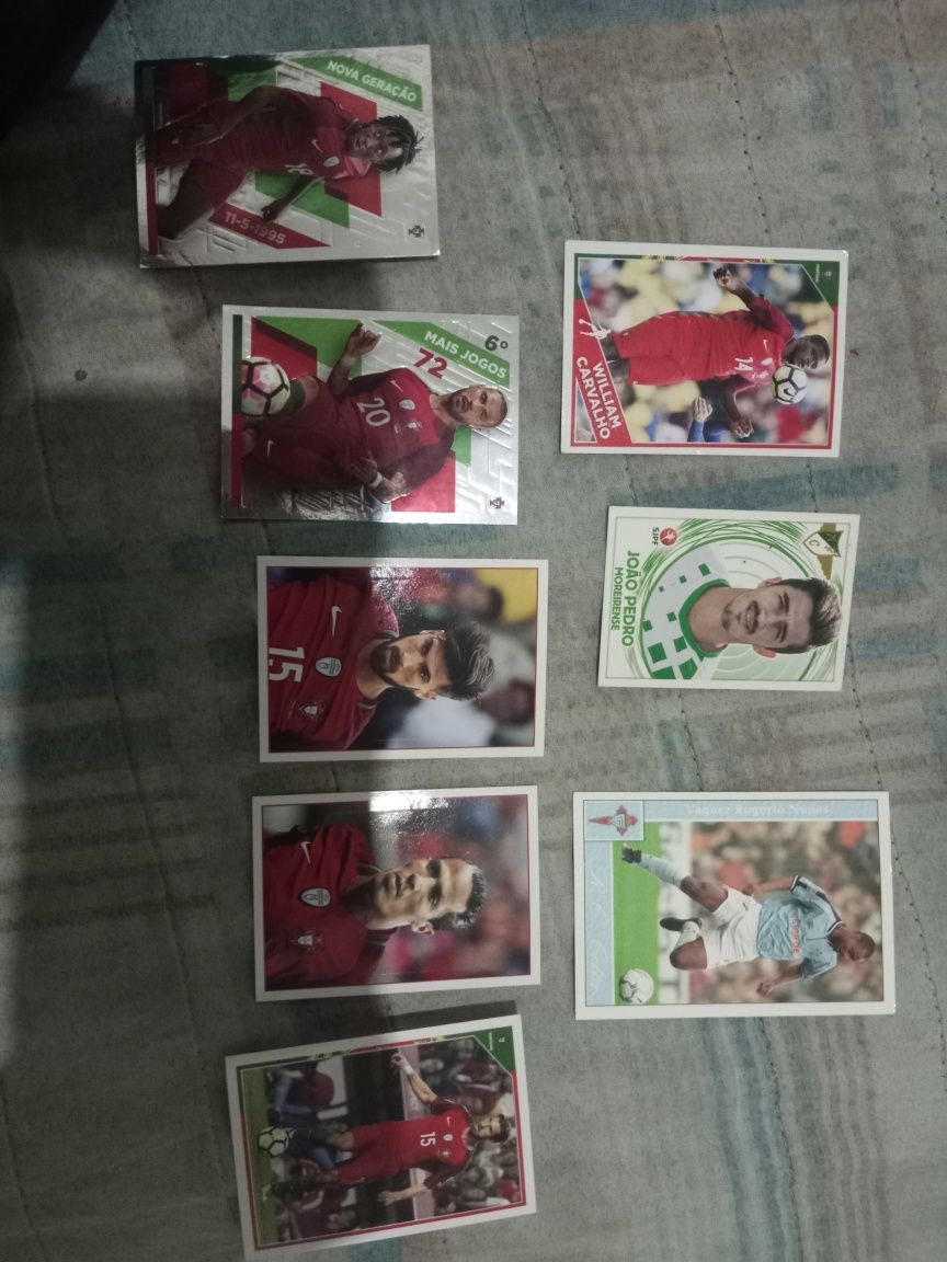 Cromos futebol como novos