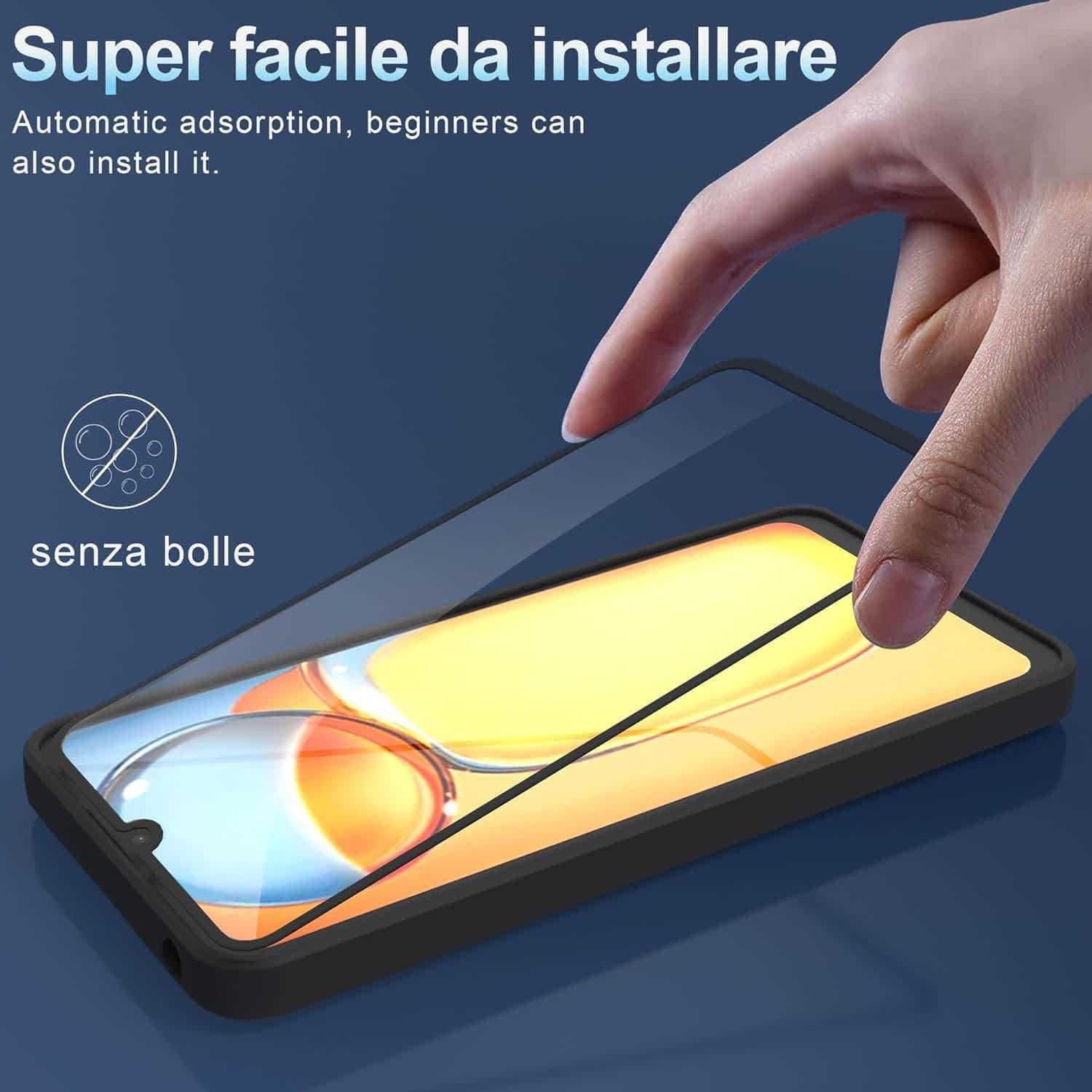 Etui do Xiaomi Redmi 13C 6,74" z folią ochronną 9D