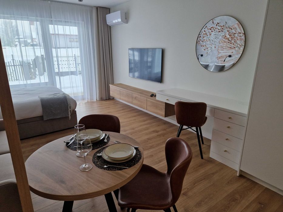 Apartament z parkingiem bezpłatnym i ogródkiem, Prokocim, min. 7 dni
