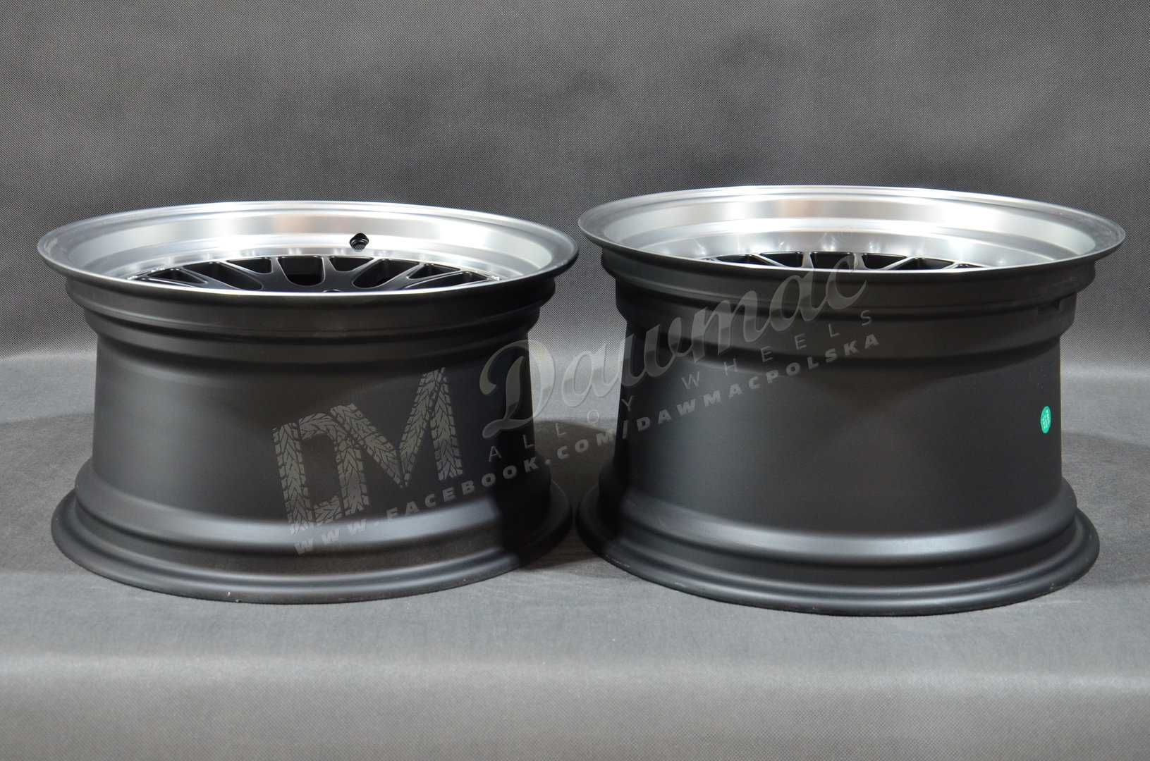 Felgi DARE Ind-27 15" 8J + 9J ET20 4x100 / 4x108 Matt Black