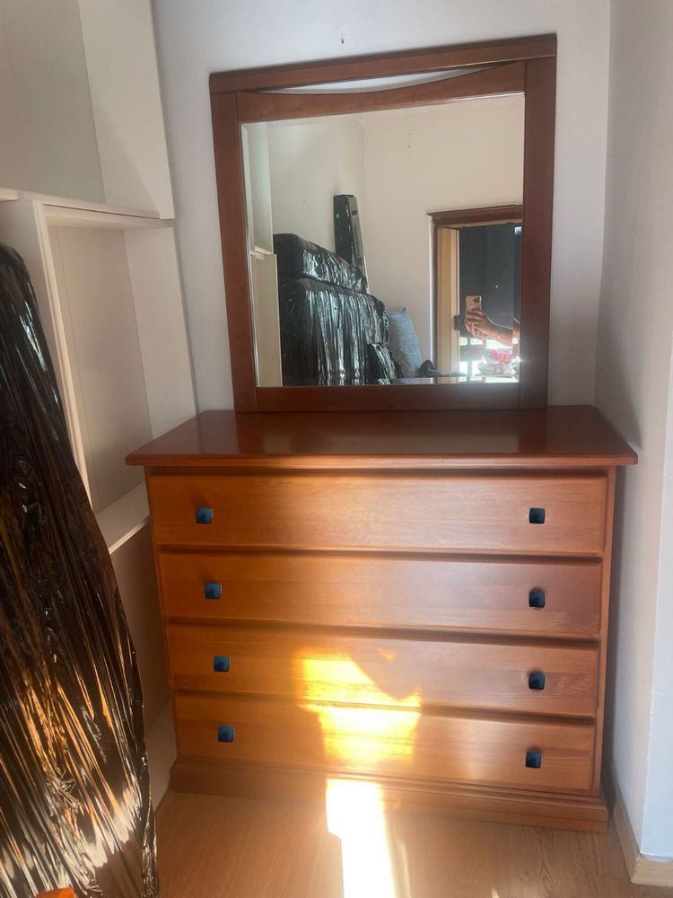 Quarto completo moveis cerejeira