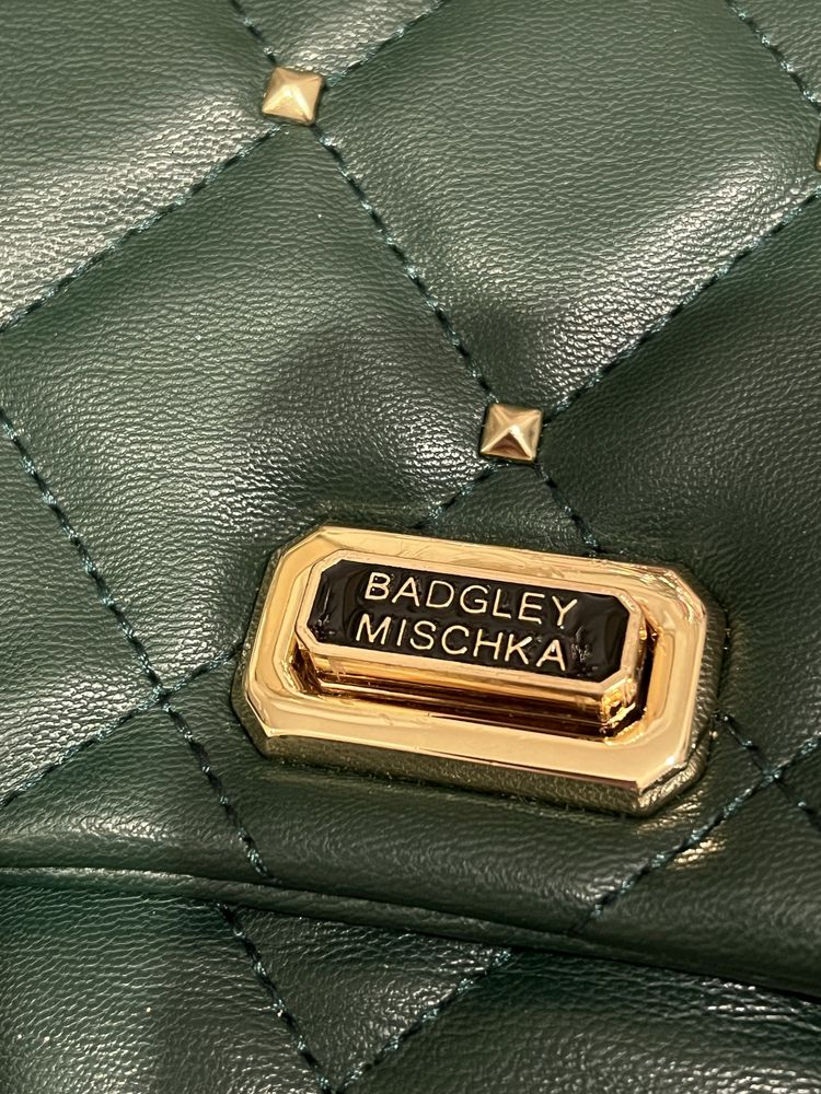 Badgley Mischka NOWA torebka crossbody zielona torba ziemna wizytowa