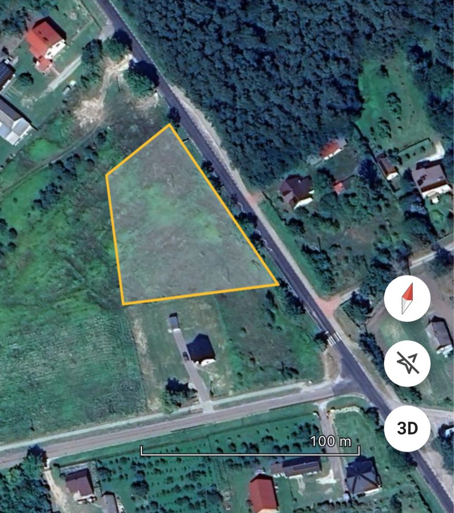 Sprzedam dzialke budowlana 40ar