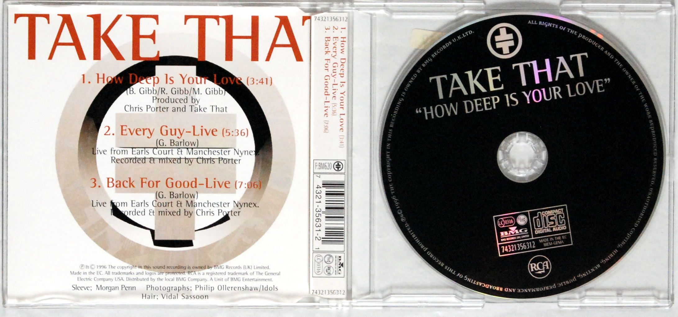 (CD) Take That - How Deep Is Your Love