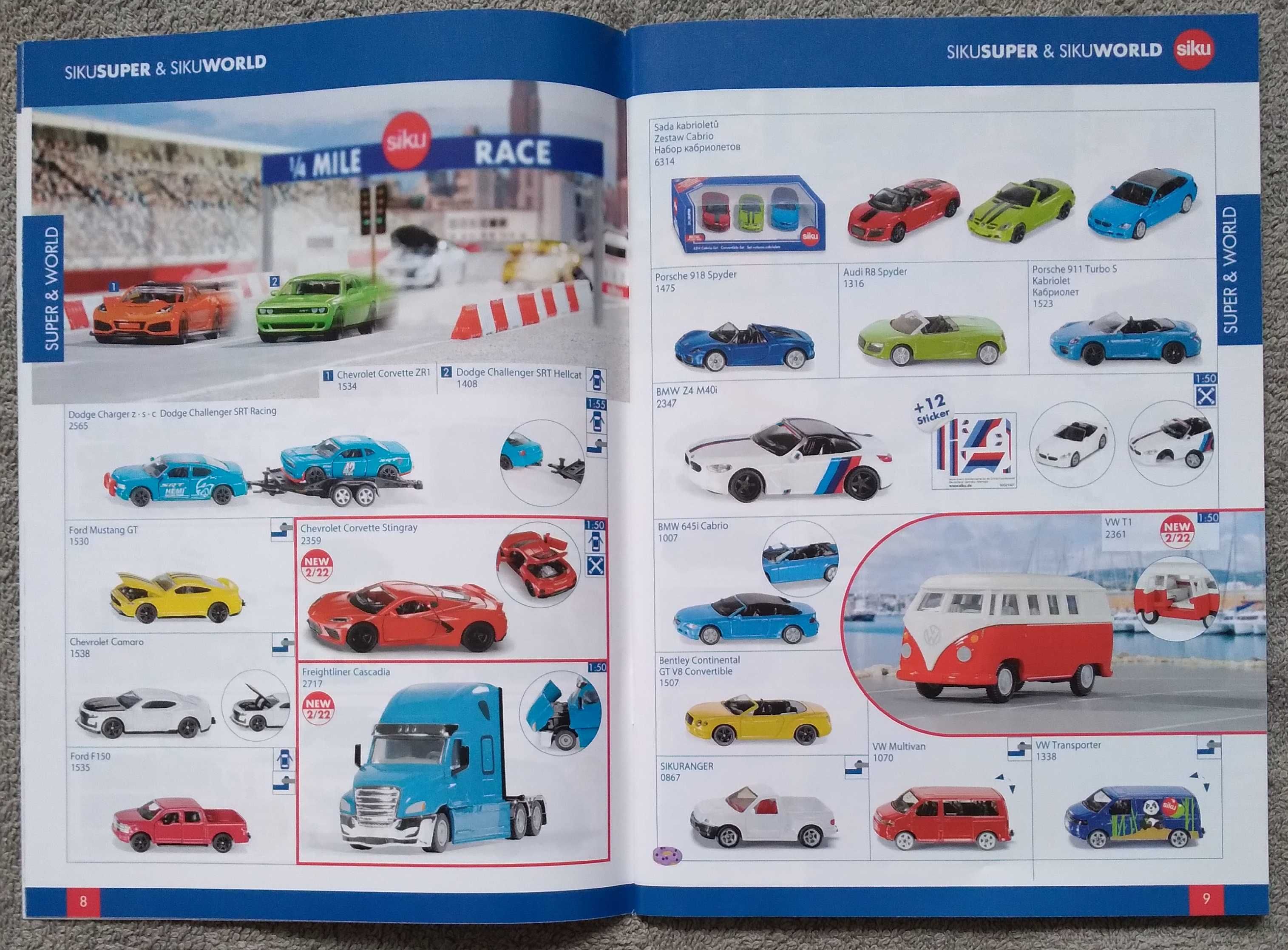 SIKU 2022 katalog modeli