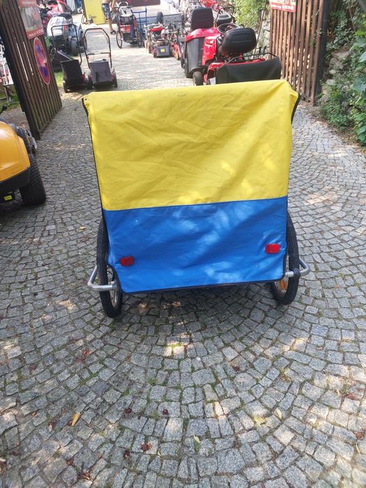 Przyczepka rowerowa riksza Przyczepka dla dzieci
