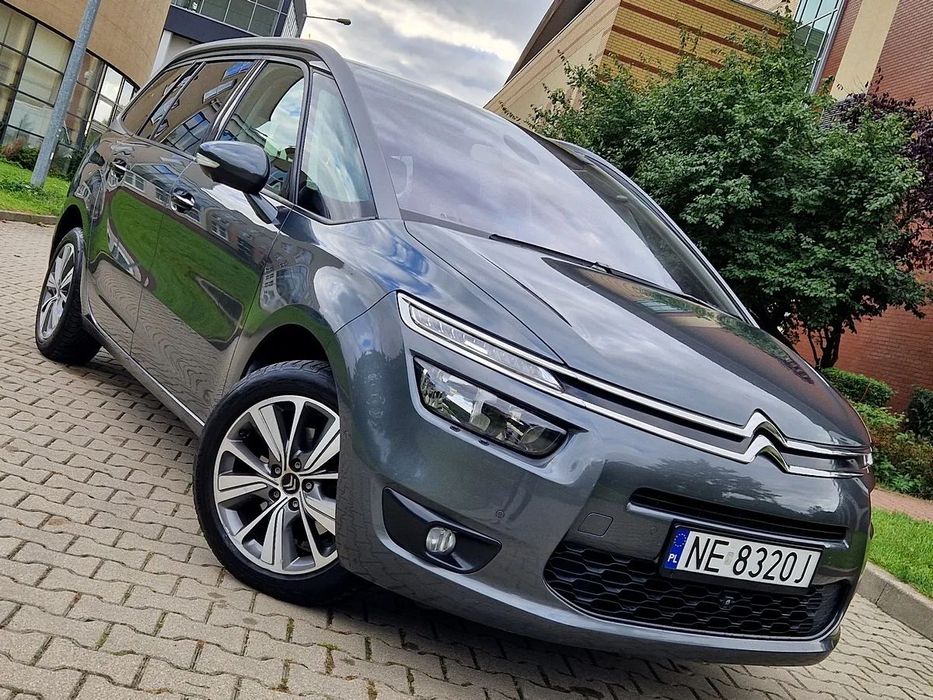Citroën C4 Grand Picasso SalonPL_1.6Benz_159tys.KM_Ledy_Kamery360_Exclusive_Alu_7Foteli
