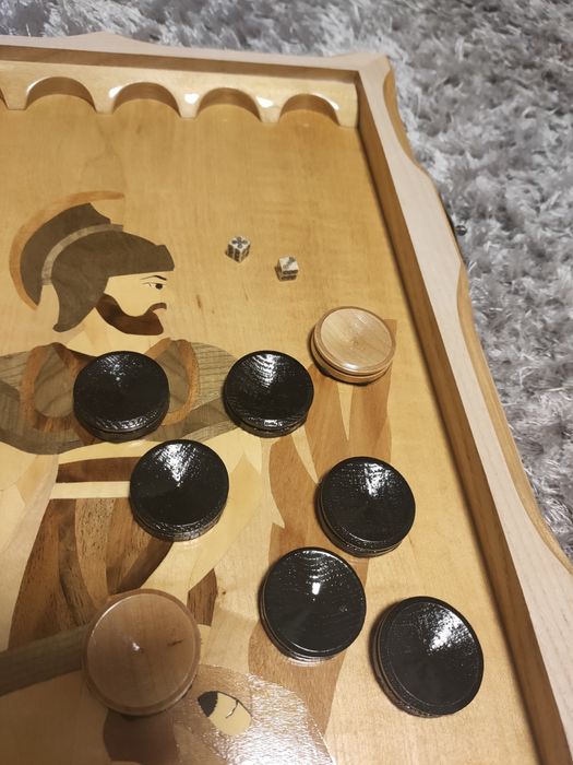 Большие нарды ручной работы