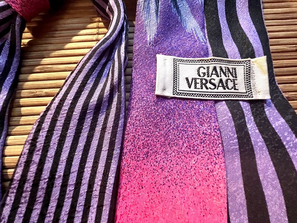 Jedwabny krawat Gianni Versace. MIAMI.