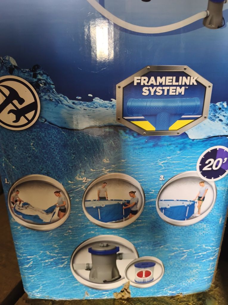 Basen Bestway 305×75 pompa pokrywa dozownik do chloru