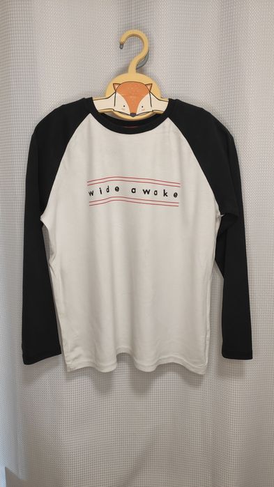 MLrozmiar152 Biała chłopięca koszulka rozmiar 152/158 cm