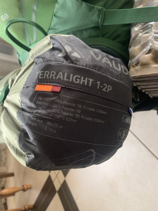 Палатка Vaude terralight 1-2p