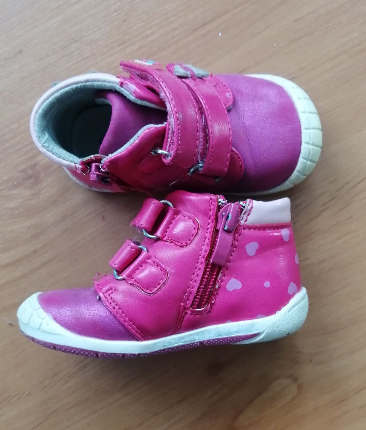Różowe butki buciki botki dla dziewczynki r. 20