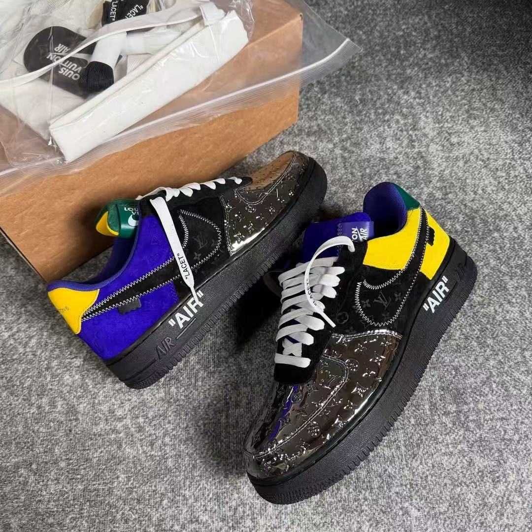 Tênis Nike x LOUIS VUITTON Air Force 1 Low.