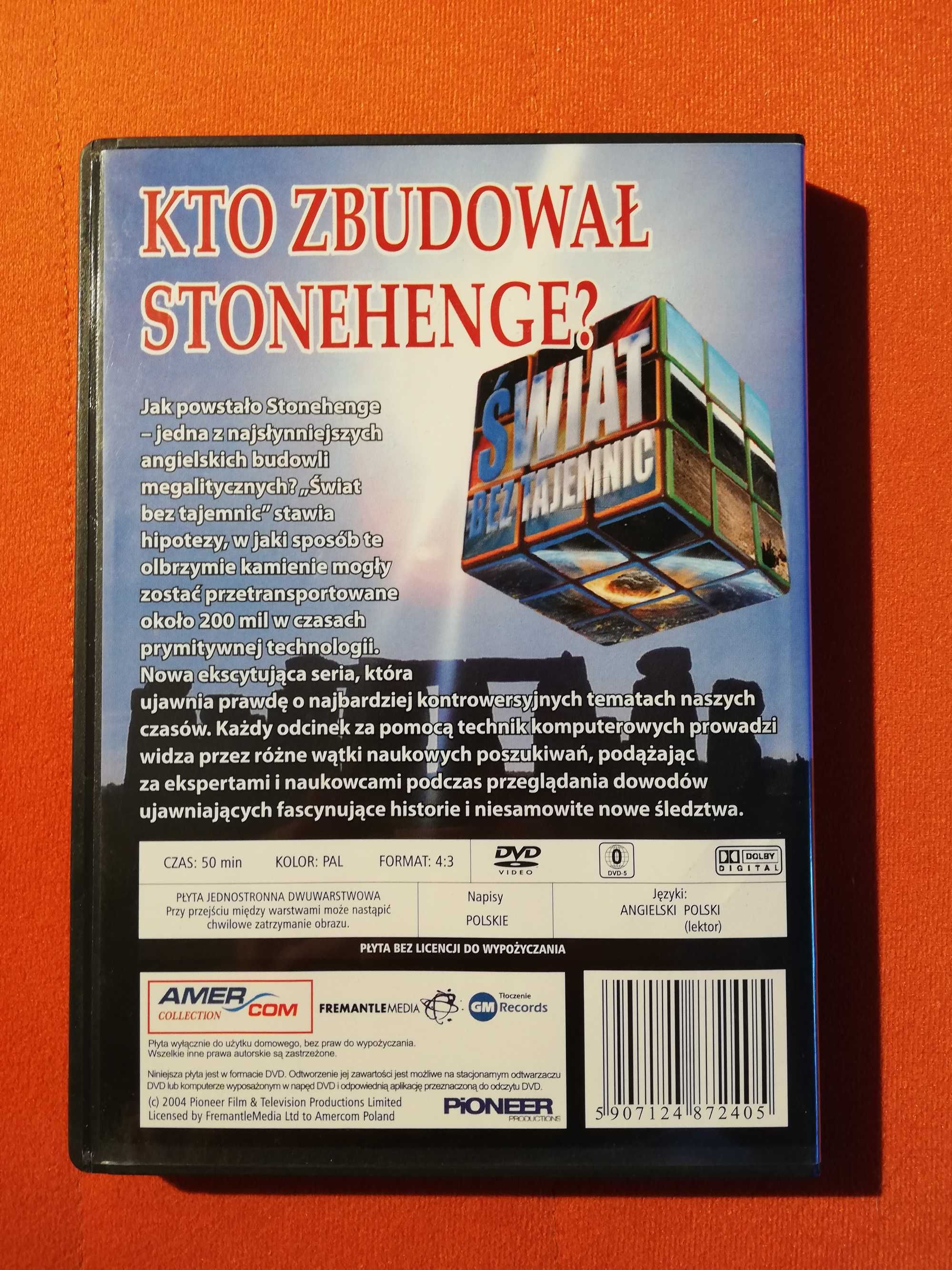 Świat bez tajemnic: Kto zbudował Stonehenge? DVD